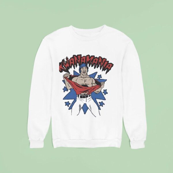 Kwanamania Steven Kwan Cleveland Guardians As Hulk Hogan Sweatshirt