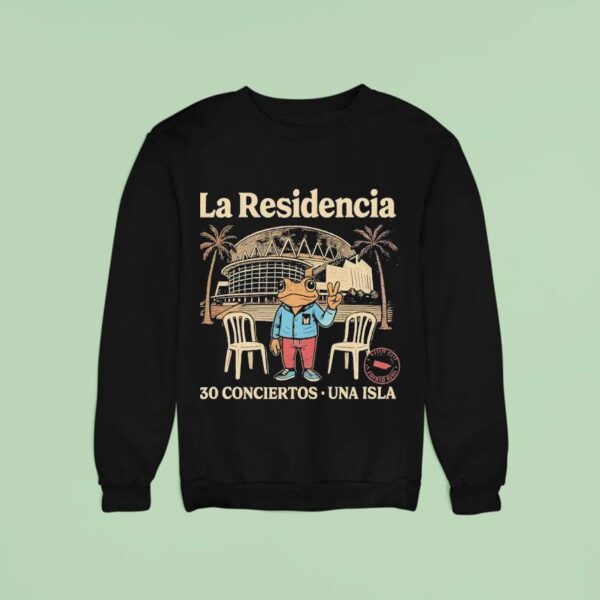 La Residencia Conciertos Una Isla Frog Sweatshirt