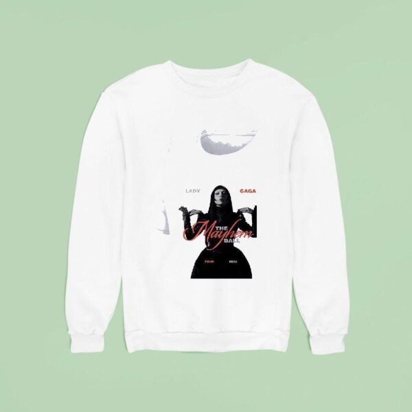 Lady Gaga The Mayhem Ball Tour Roster Sweatshirt