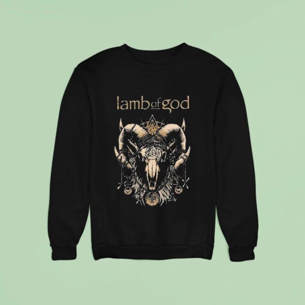 Lamb Of God Ram Skull Sweatshirt