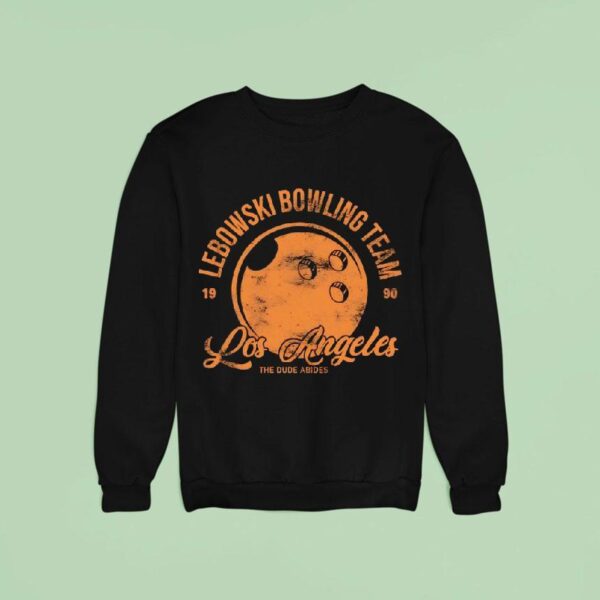 Lebowski Bowling Team Los Angeles The Dude Abides Sweatshirt