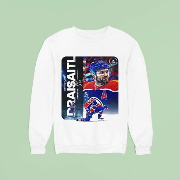 Leon Draisaitl Edmonton Oilers Hockey Nhl Signature Sweatshirt