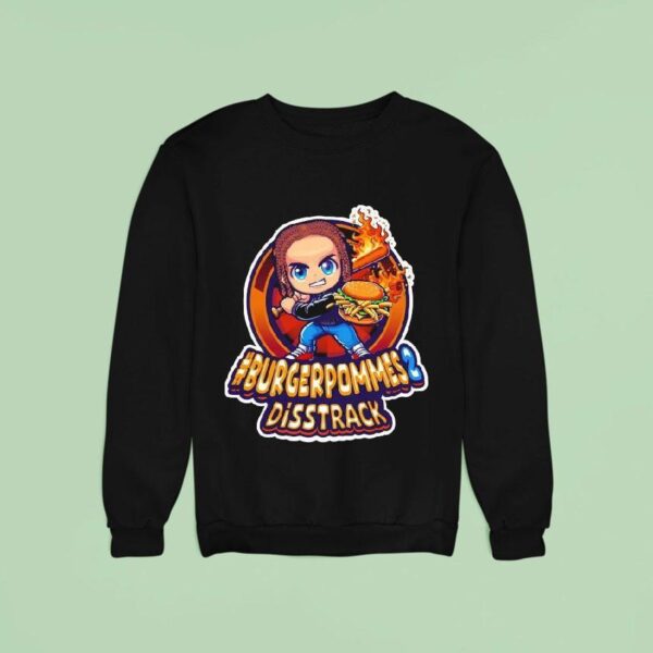 Leontin Burgerpommes Disstrack Sweatshirt