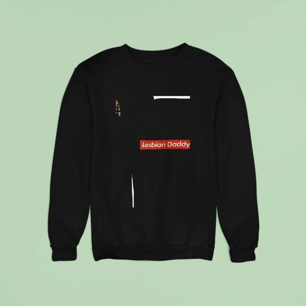Lesbian Mothman Daddy Silhouette Sweatshirt