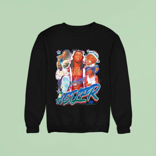 Lil Wayne Rap Hustler Collage Tribute Streetwear Sweatshirt
