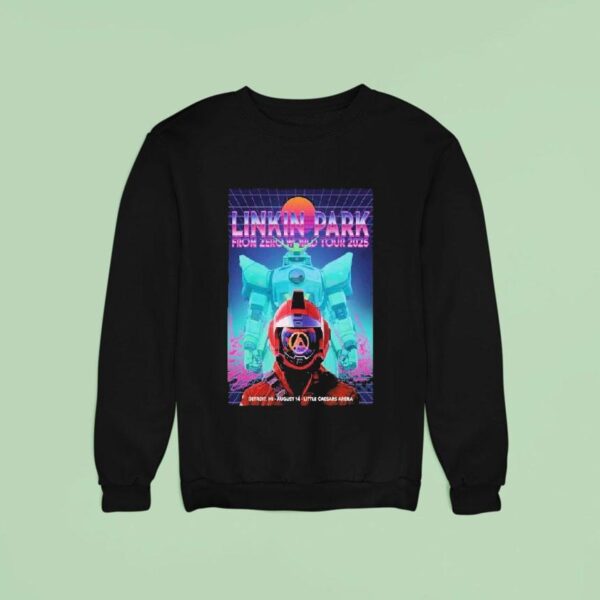 Linkin Park From Zero World Tour Fz Detroit Little Caesars Arena August Th Sweatshirt
