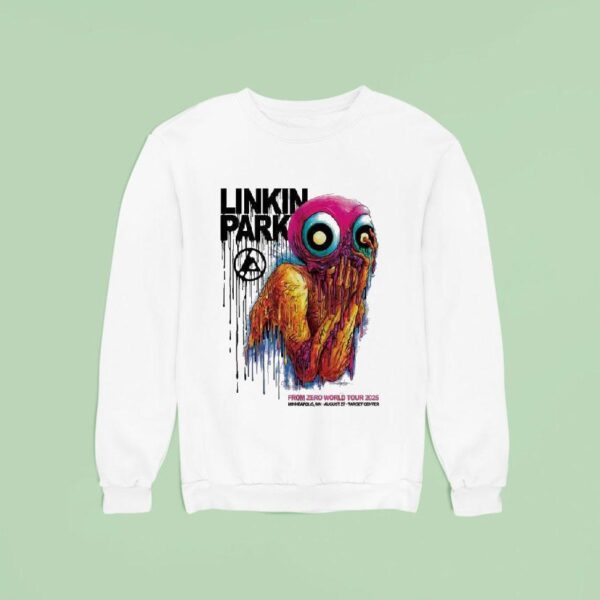 Linkin Park From Zero World Tour Minneapolis August Th Albert Alex Pardee At Target Center Sweatshirt
