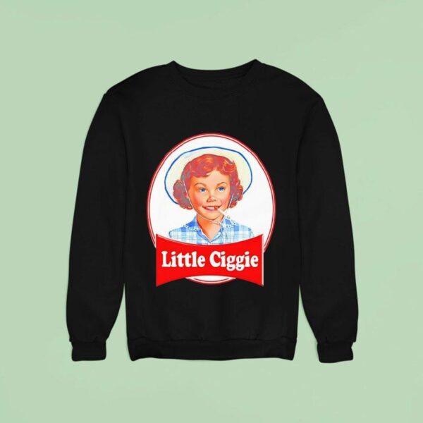 Little Ciggie Smoking Debbie Parody Sweatshirt