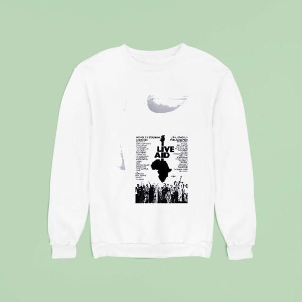 Live Aid Sat Th July Roster Sweatshirt
