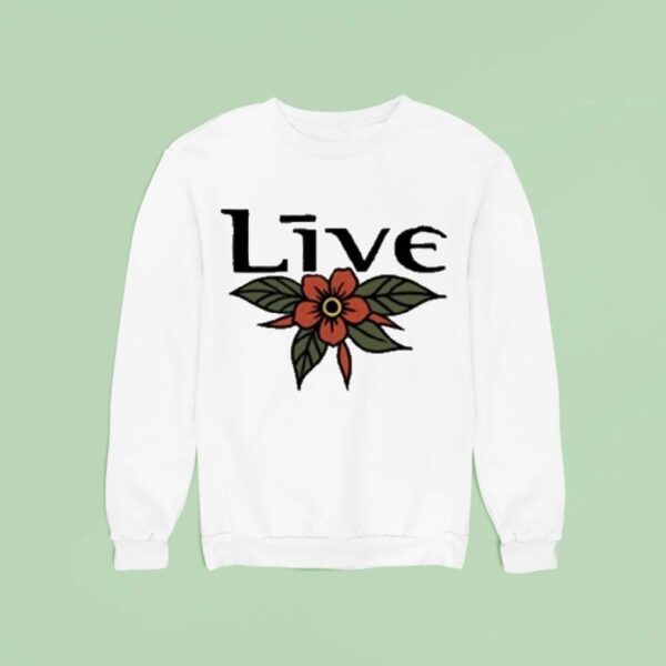Live Koi Fish Flower Sweatshirt