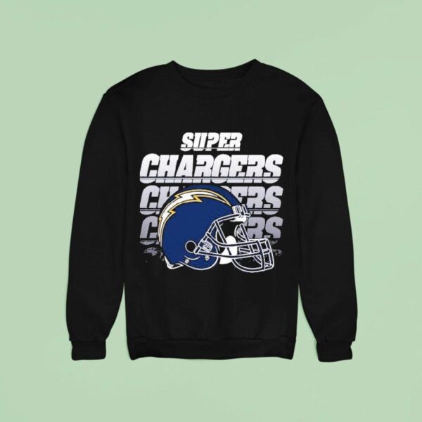 Los Angeles Chargers The Wild Super Chargers Scoop Sweatshirt