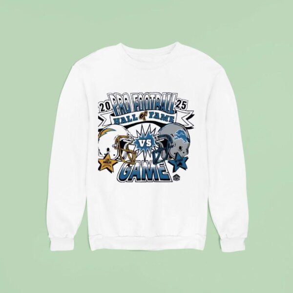 Los Angeles Chargers Vs Detroit Lions Pro Football Hall Of Fame Game Sweatshirt