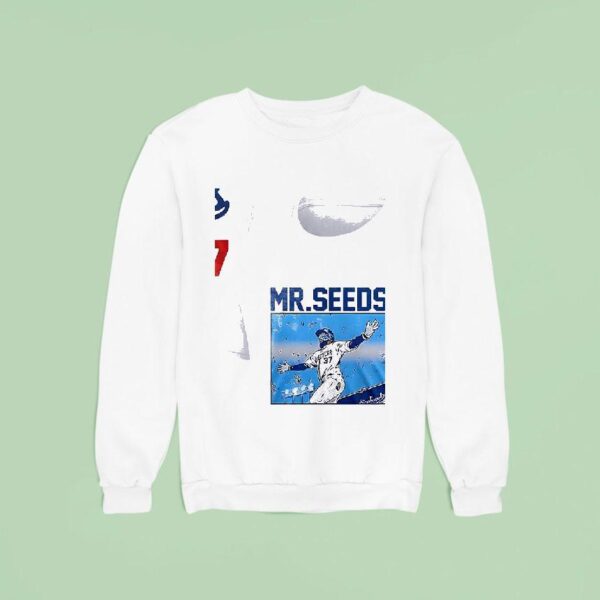 Los Angeles Dodgers Teoscar Hernandez Mr Seed Number Sweatshirt