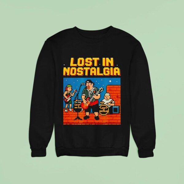 Lost In Nostalgia Bit Band Logo Sweatshirt