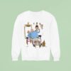 Lukas Draws Mike Judge Painting Beavis And Butt Head Sweatshirt