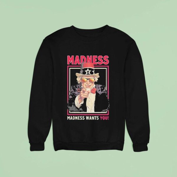 Madness Wants You Usa Tour Uncle Sam Sweatshirt