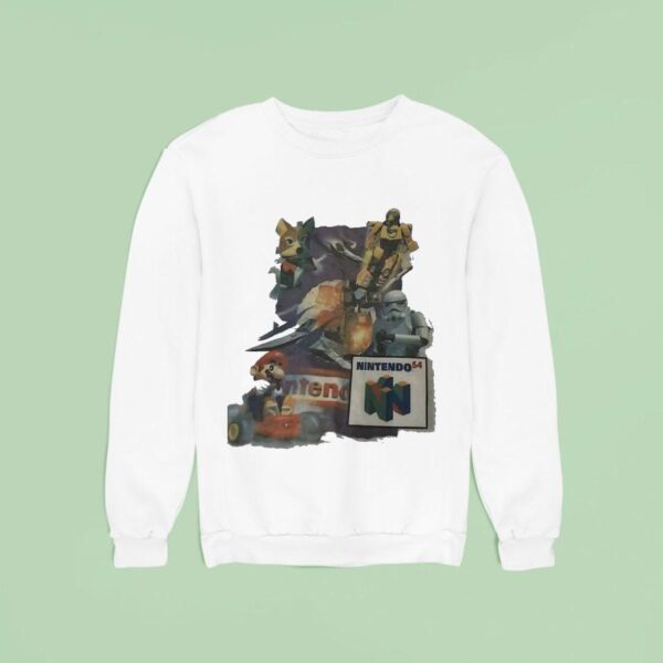 Mario Star Fox Stormtrooper Nintendo Sweatshirt