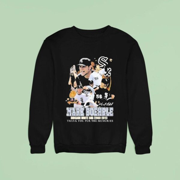 Mark Buehrle Chicago White Sox Thank You For The Memories Signature Sweatshirt