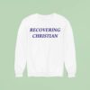Milly Alcock Wearing Recovering Christian Sweatshirt