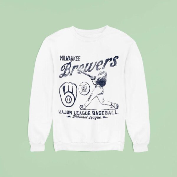 Milwaukee Brewers Major League Baseball National League Since Sweatshirt