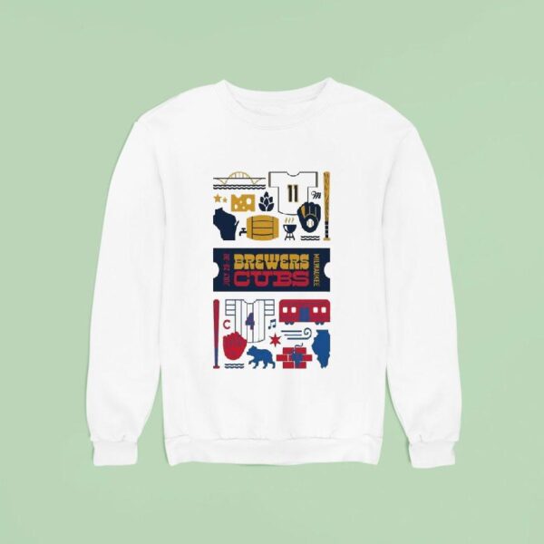 Milwaukee Brewers Vs Chicago Cubs July American Family Field Milwaukee Wi Sweatshirt
