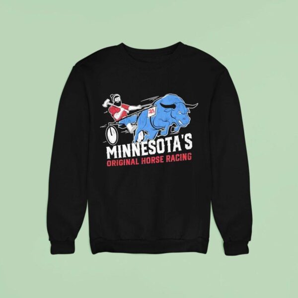 Minnesota S Original Horse Racing Buffalo Sweatshirt