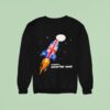 Mission Smarter Web Bitcoin England Rocket Space Sweatshirt