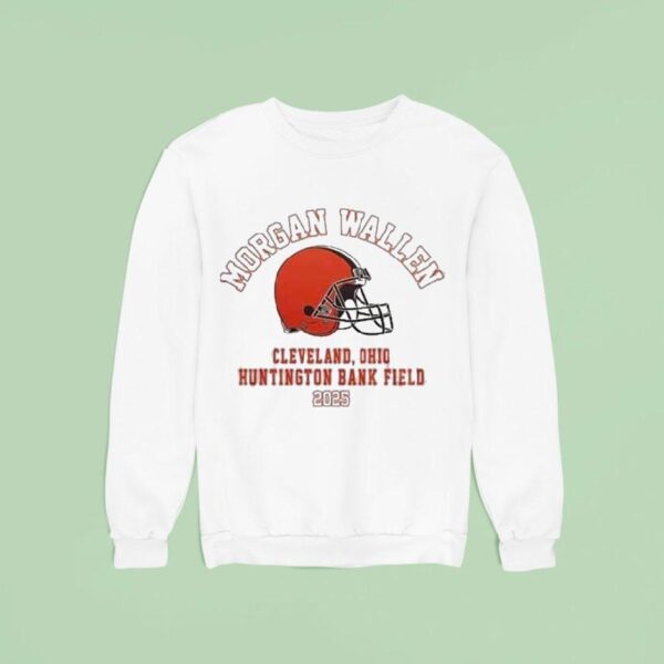 Morgan Wallen Cleveland Browns Ohio Huntington Bank Field Sweatshirt