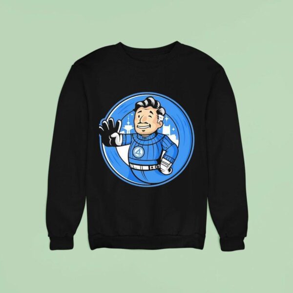 Mr Fantastic Style Of Vault Boy Sweatshirt