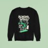 Municipal Waste Glow Grave Dive Rip Sgred Skeletons Sweatshirt