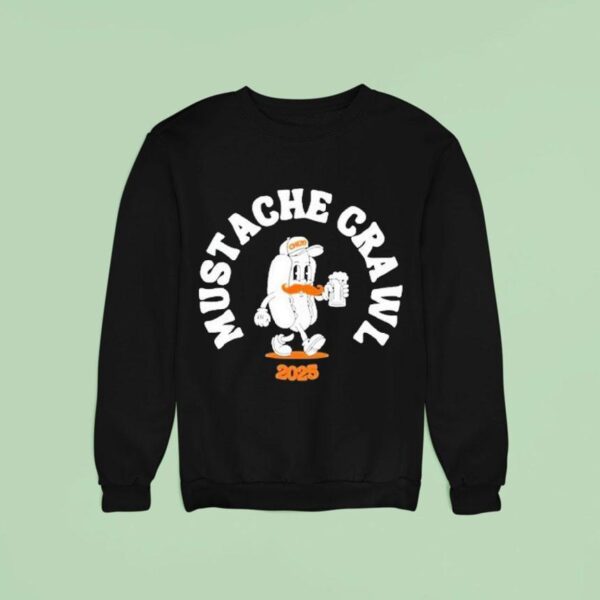 Mustache Crawl Hotdog Sweatshirt