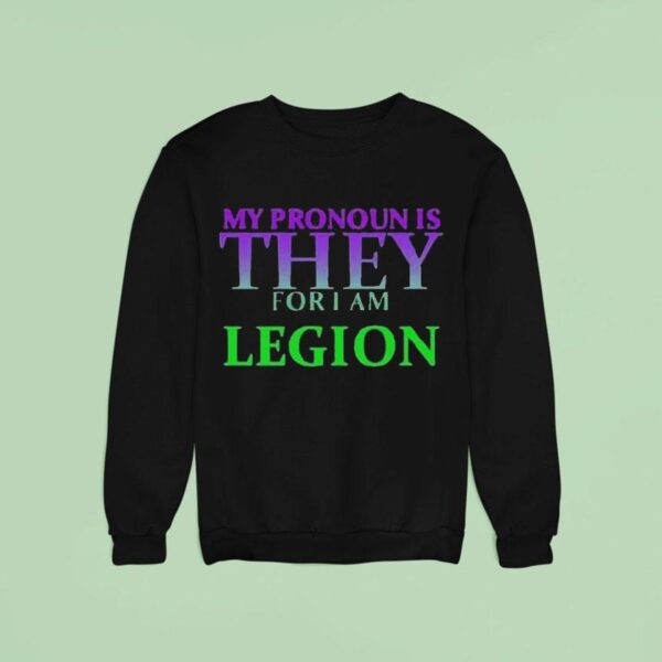 My Pronoun Is They For I Am Legion Sweatshirt