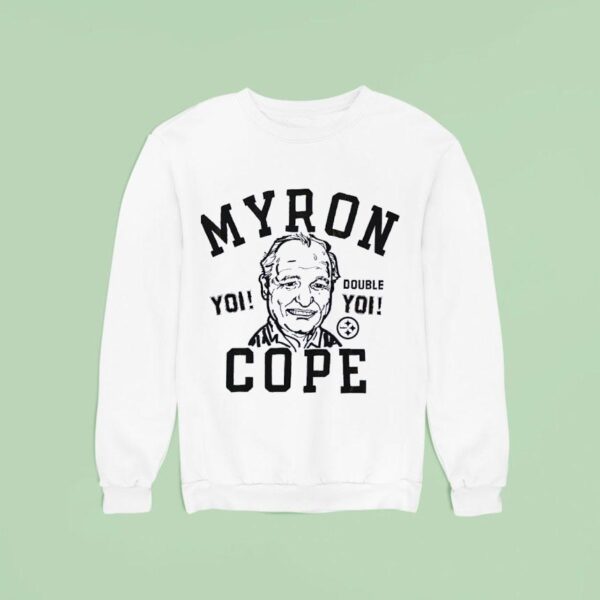 Myron Cope Double Yoi Pittsburgh Slers Football Sweatshirt