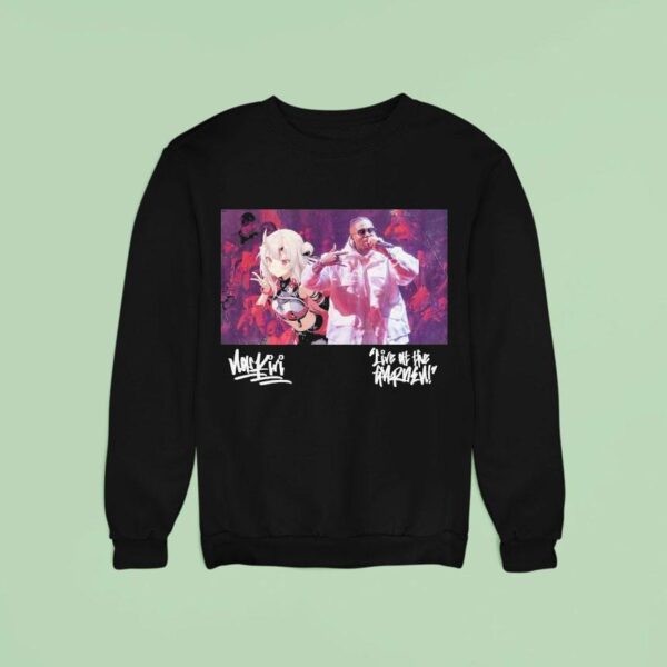 Nakiri Ayame X Nas Live At The Garden Waifu Sweatshirt