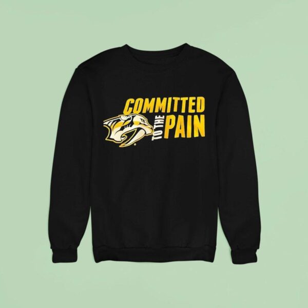 Nashville Predators Committed To The Pain Logo Sweatshirt