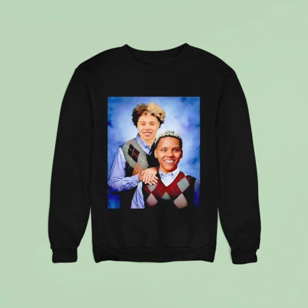 Natisha Hiedeman And Courtney Williams Step Brother Minnesota Lynx Photo Sweatshirt