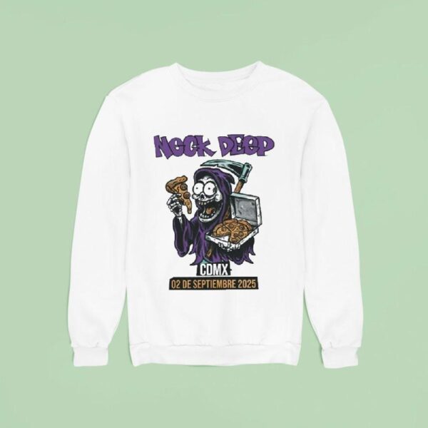 Neck Deep Cdmx Sept Auditorio Bb Mexico Sweatshirt