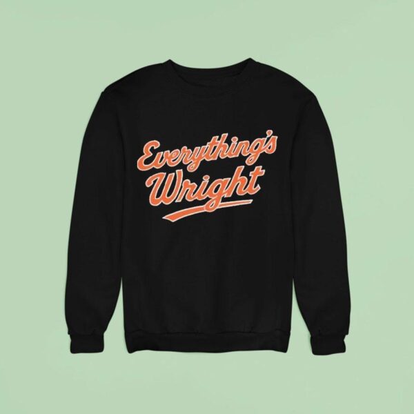 New York Mets Everything S Wrigh Sweatshirt