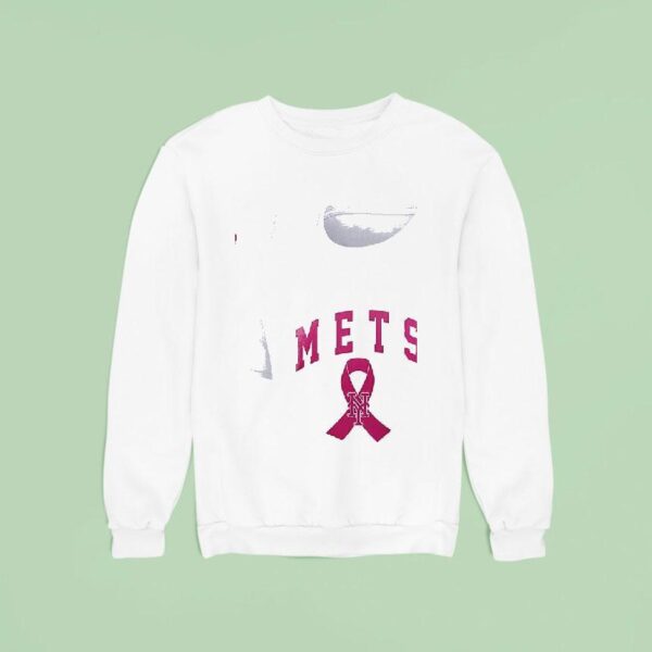 New York Mets Mlb Breast Cancer Awareness Sweatshirt