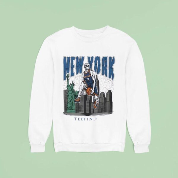 New York Skeleton Basketball Find Sweatshirt