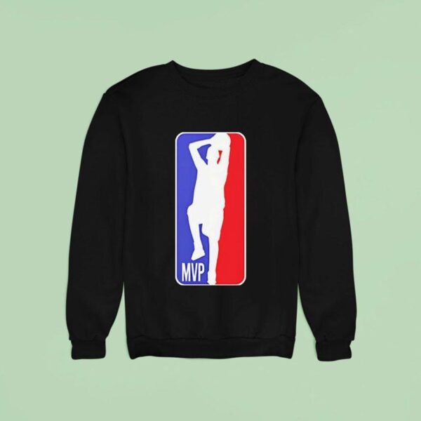 Nikola Jokic Mvp Shooting Basketball Logo Sweatshirt
