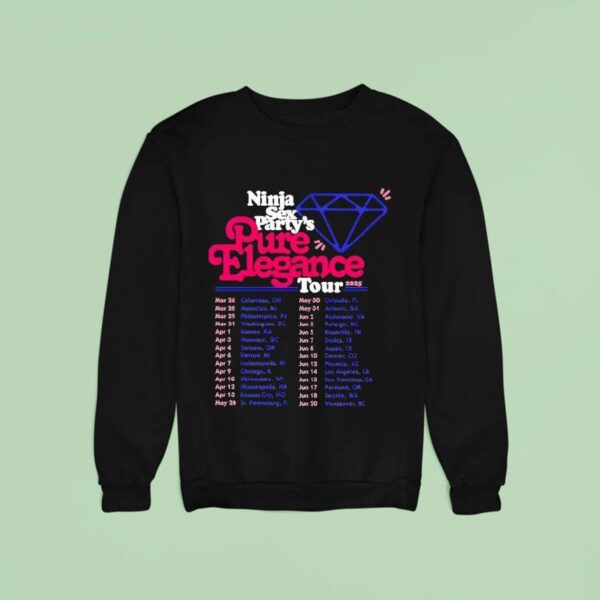 Ninja Sex Party S Pure Elegance Tour Sweatshirt