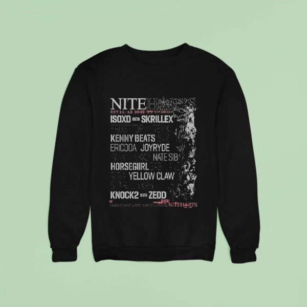 Niteharts Festival Full Live Up On Oct In San Diego Ca At Snapdragon Stadium Sweatshirt