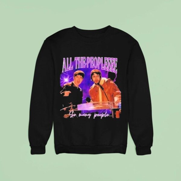 Oasis All The People So Many People Sweatshirt
