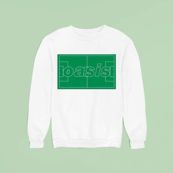 Oasis Definitely Maybe Football Logo Pitch Sweatshirt