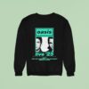 Oasis Live Show At Wembley Stadium In London On July To August With Split Portrai Sweatshirt