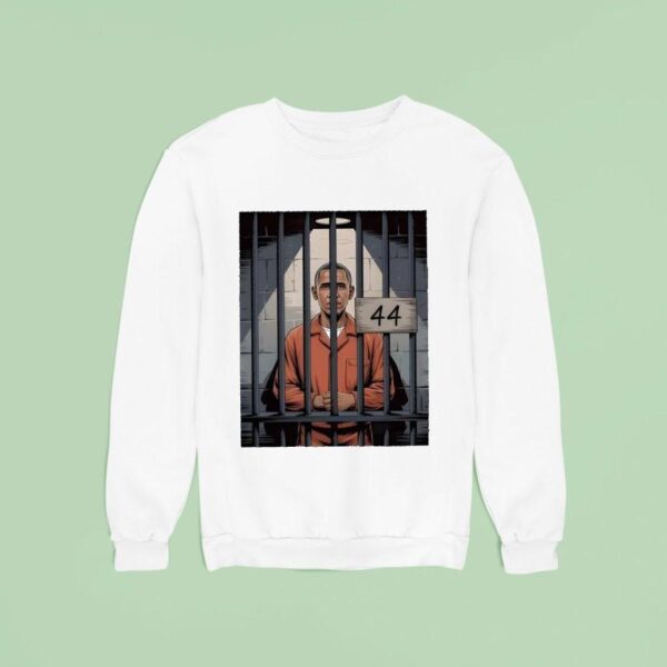 Obama Parody Wanted For Treason Arrest Obama Sweatshirt