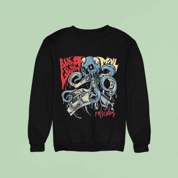 Octopus Baka Gaijin Friends Mnl Sweatshirt