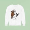 Ok Goodnight The Fox The Bird Sweatshirt