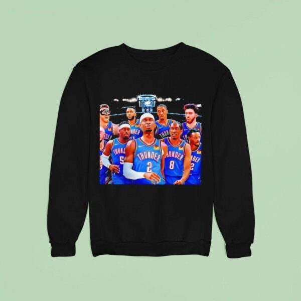 Oklahoma City Thunder Team Champions Nba Finals Basketball Sweatshirt